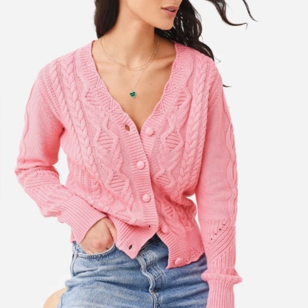 LoveShackFancy Anselma Cardigan Size XS